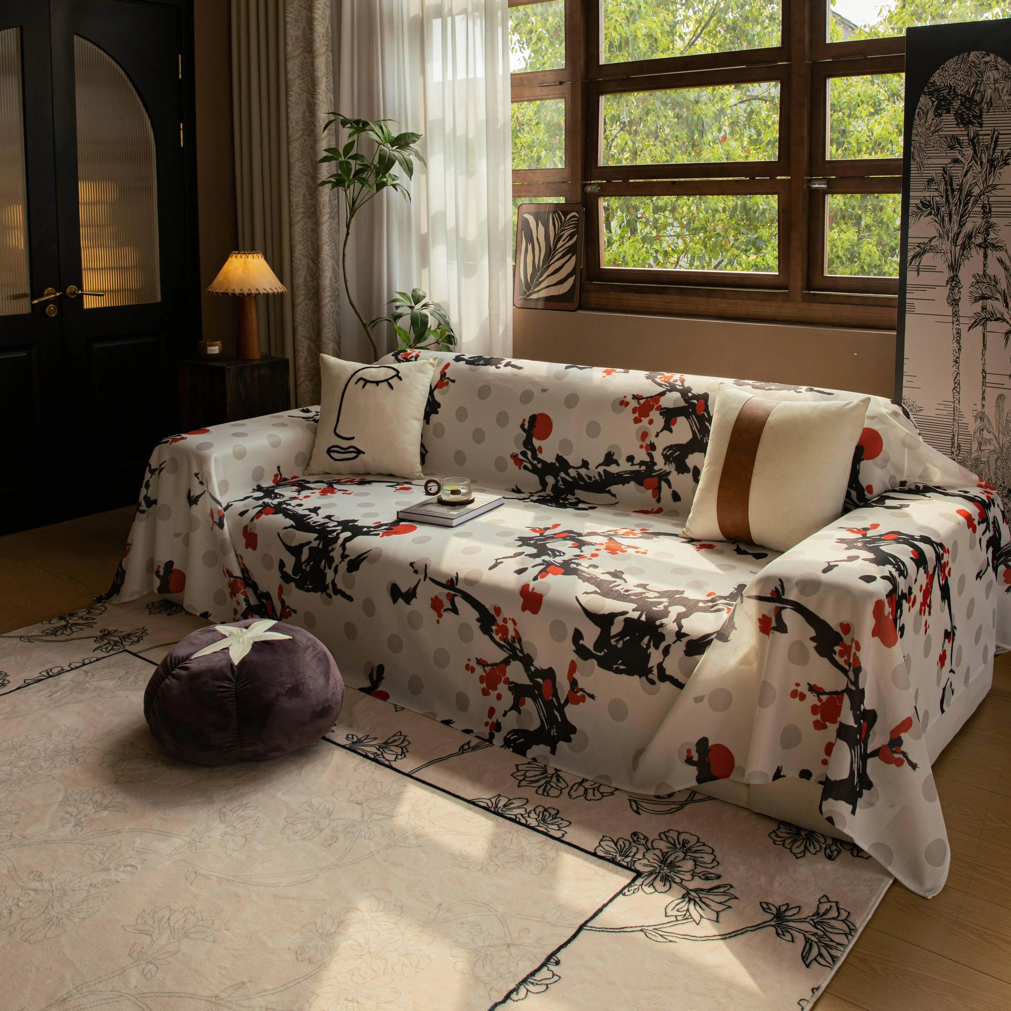 Ice Silk Extra Large Sofa Cover| Fully Protection & Cool Experience